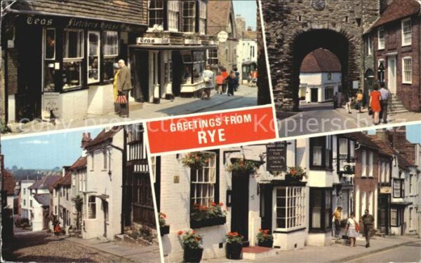 Rye East Sussex John Fletchers House Land Gate Mermaid