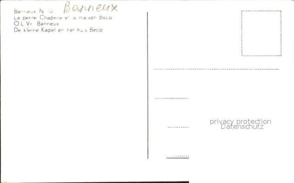 Banneux Kapel huis Beco Künstlerkarte – Bild 2