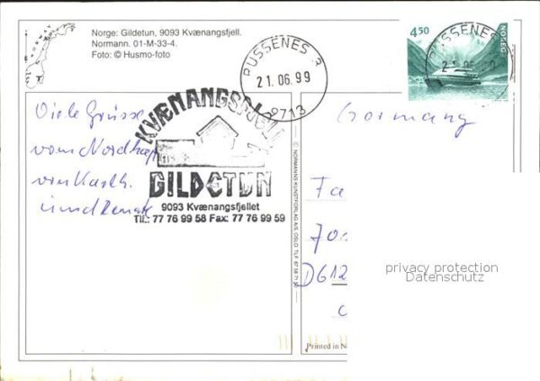 Norwegen Norge kvaenangsfjellet Gildetun – Bild 2