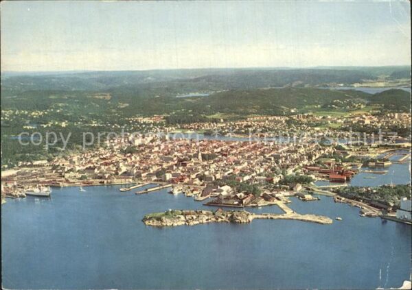 Kristiansand Fliegeraufnahme
