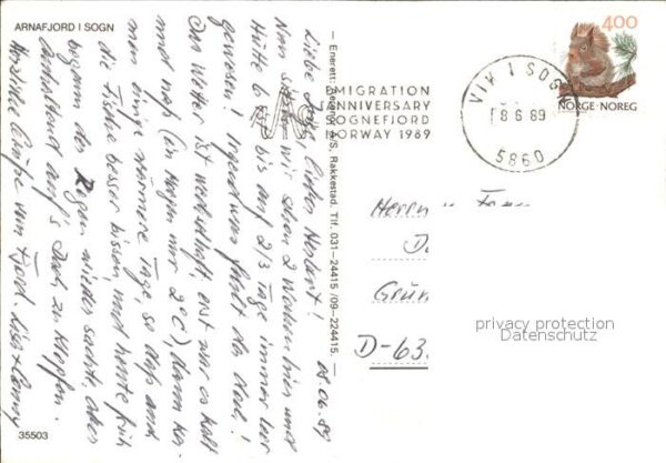 Norwegen Norge Arnafjord Sogn – Bild 2