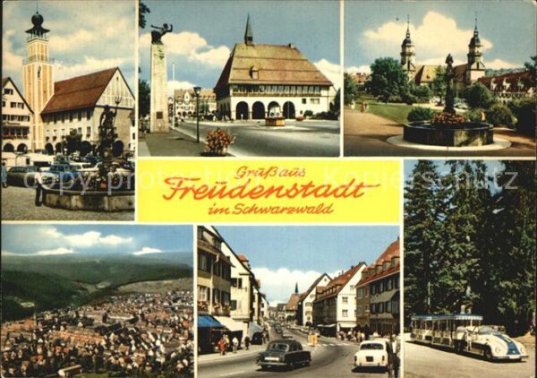 Freudenstadt Teilansichten Brunnen