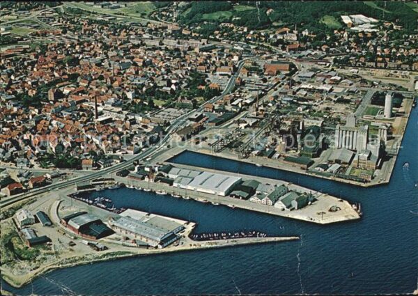 Aabenraa Apenrade Fliegeraufnahme