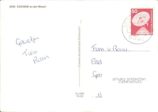 Cochem Mosel Cond Bockbrunnen Thorschenke – Bild 2