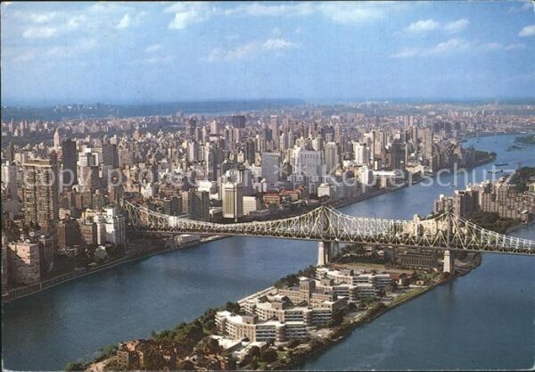 New York City Fliegeraufnahme Eastside skyline