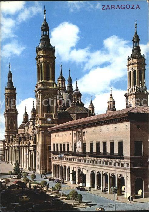 Zaragoza Saragossa Espana Ayuntamiento Templo Pilar