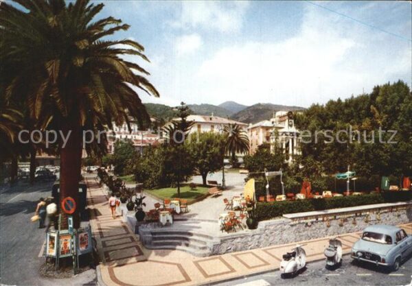 ALASSIO Savona Liguria IT Kleine Mauer
