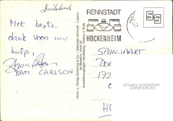 Hockenheim Wasserturm Schwimmbad Evangelische Kirc – Bild 2
