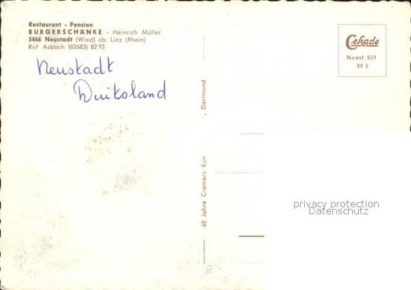 Neustadt Wied Burg Altenwied Wiedtalbrücke Kloster Eh – Bild 2