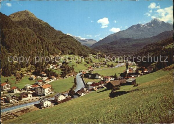 Soelden Oetztal mit Brunnenkogel Nöderkogel