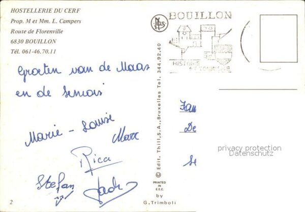 Bouillon Wallonne Hostellerie du Cerf – Bild 2
