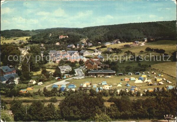 Rochefort Namur Wallonie Fliegeraufnahme mit Camping