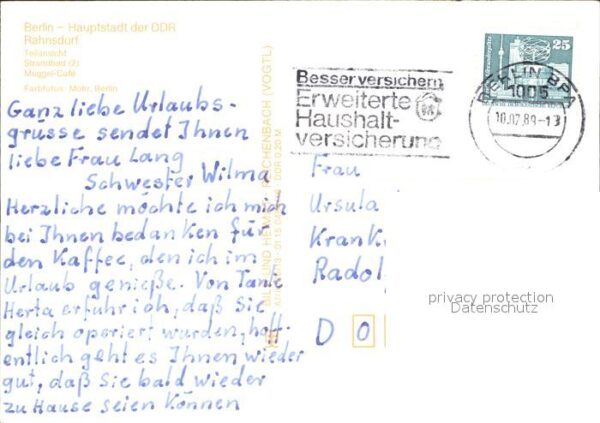 Rahnsdorf Berlin  Müggel-Cafe leichter Knick links – Bild 2