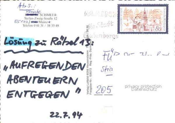 Mainz Rhein Fliegeraufnahme Gebäude – Bild 2