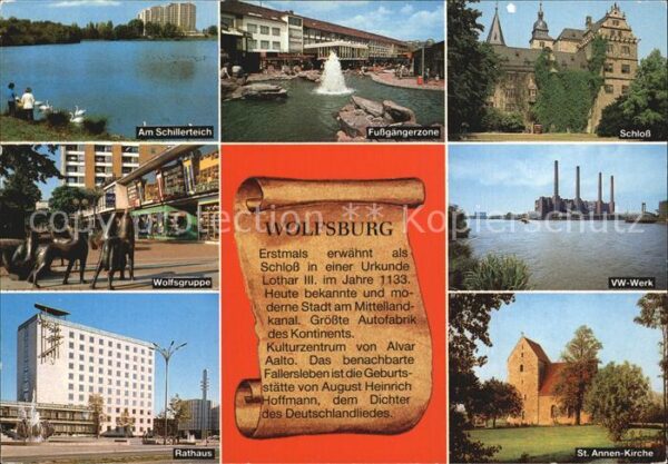 Wolfsburg Schloss VW-Werk Wolfsgruppe Schillertei
