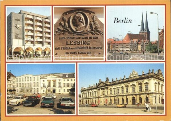 Berlin Nikolaivierte Lessing-Gedenktafel Deuts