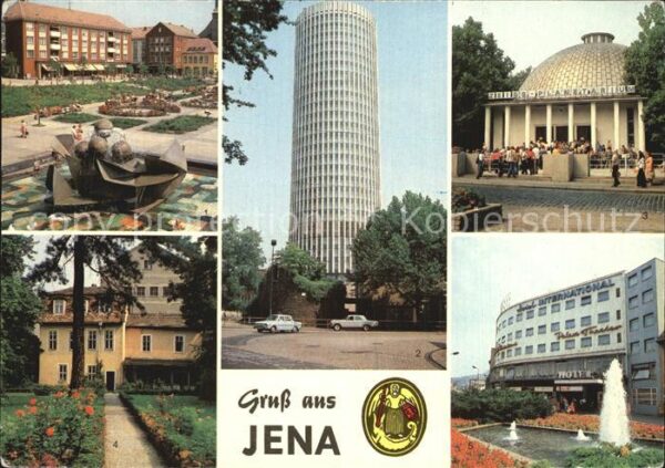 Jena Thueringen Schillerhaus Zeiss-Planetarium Interhot