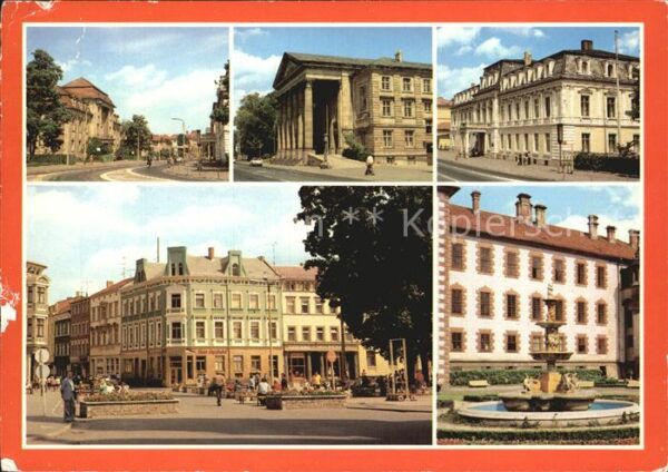 Meiningen Thueringen August Bebel Strasse Landestheater