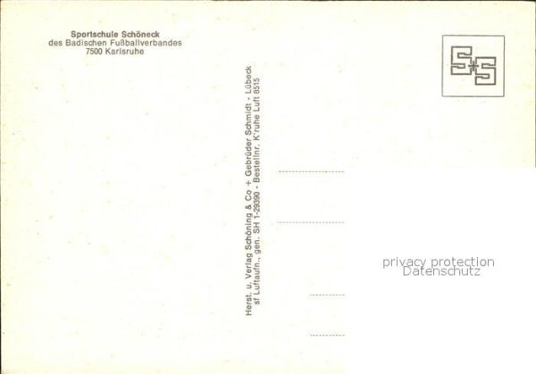 Karlsruhe Baden Fliegeraufnahme Sportschule Schöneck – Bild 2