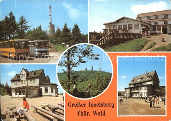 Grosser Inselsberg Sendeturm Gasthaus Stöhr