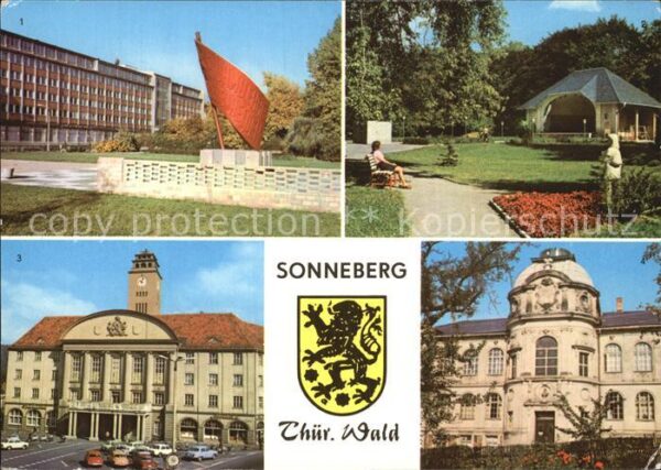 Sonneberg Thueringen Ehrenmal Karl-Marx-Strasse Spielzeugmus