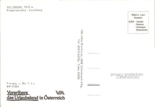 Sulzburg Bregenz Vorarlberg Fliegeraufnahme Bregenzerwald – Bild 2