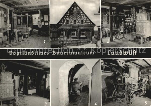 Landwuest Vogtländ Bauernmuseum Blockstube Russkü