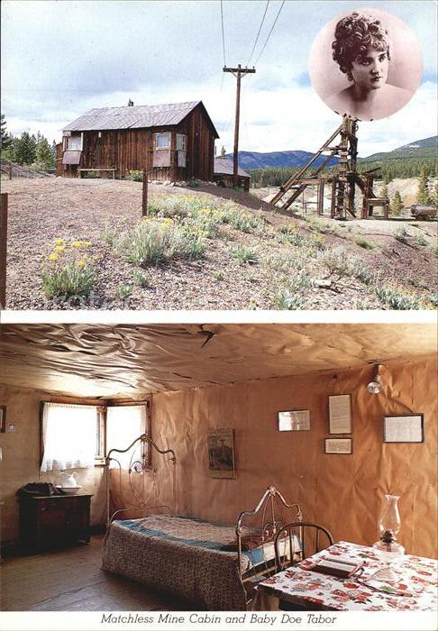 Leadville Tabors Matchless Mine cabin and Baby Do