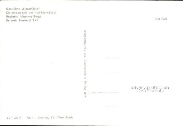 Kleinolbersdorf-Altenhain Gaststätte Sternmühle – Bild 2