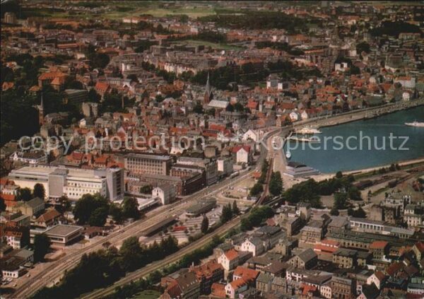Flensburg Fördestadt Fliegeraufnahme