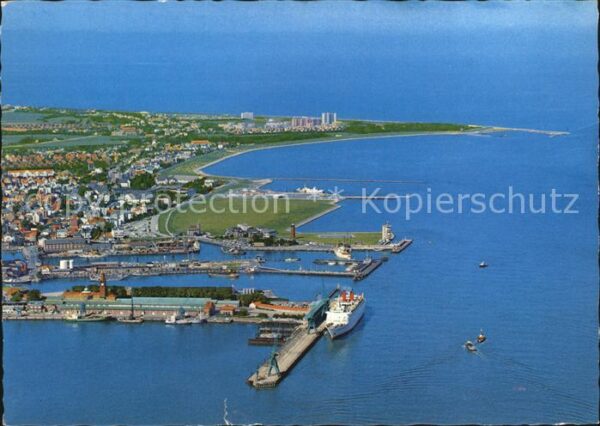 Cuxhaven Nordseebad Steubenhöft Hafenanlagen Stadt Fliegera