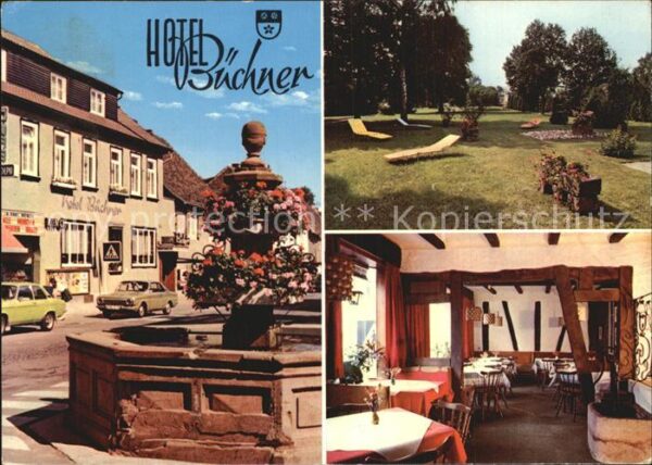Bad Koenig Odenwald Hotel Büchner Liegewiese Brunnenstube