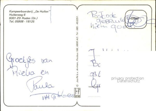 Roden Netherlands Kampeerboerderij De Hullen Kamphuis De – Bild 2