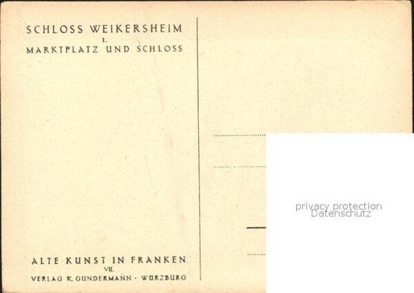 Weikersheim Marktplatz und Schloss – Bild 2