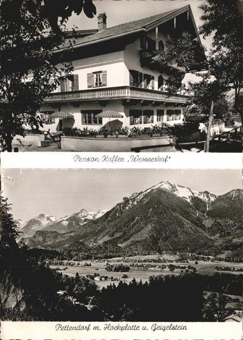 Pettendorf Marquartstein Pension Kaffee Wessnerhof Hochplatte un