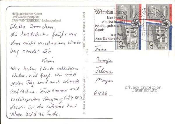 Winterberg Hochsauerland Kirche Strassenpartien – Bild 2