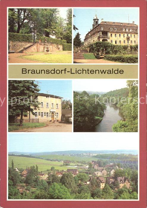 Braunsdorf Lichtenwalde Schlosspark Schloss Lichtenwalde Brauns