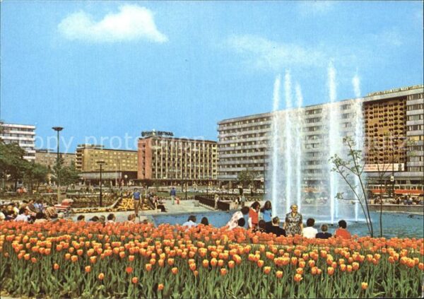 Karl-Marx-Stadt Karl Marx Platz Strasse der Nationen Fo