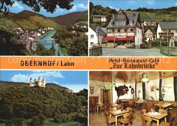 Obernhof Lahn Panorama Hotel Restaurant Zur Lahnbrück