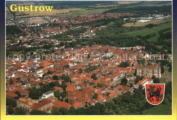 Guestrow Mecklenburg Vorpommern Fliegeraufnahme