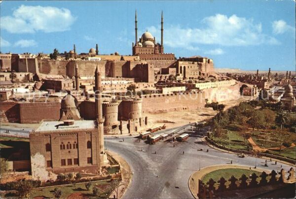 Cairo Egypt The Citadel and Mohamed Aly Mosque