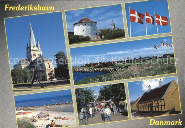 Frederikshavn Partier Kirche Turm Panorama Strand Fus