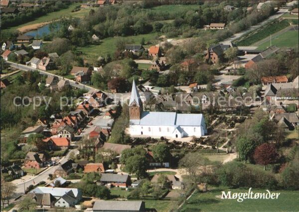 Mogeltonder Kirche Fliegeraufnahme