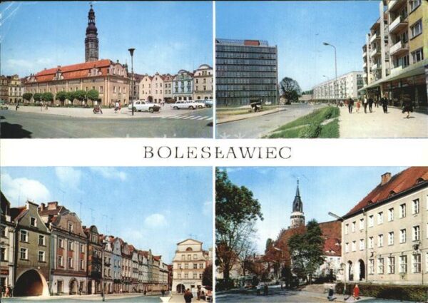 Boleslawiec Bunzlau Ratusz Ulica Adama Asnyka Zabytkowe kam