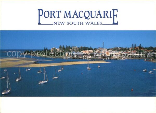 Port Macquarie Hastings River Tasman Sea Fliegeraufnah