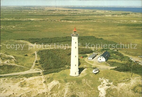 Lyngvig Leuchtturm Fliegeraufnahme