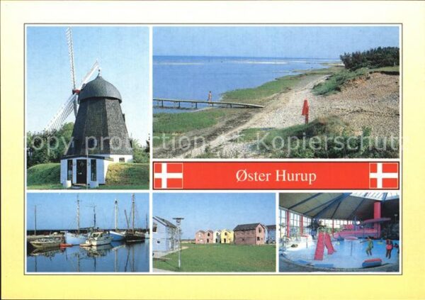 Hurup Thy Windmühle Strand Hafen Hallenbad