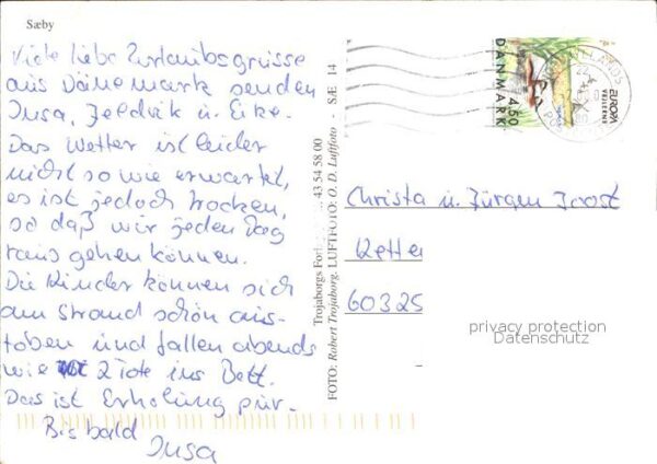 Saeby Schloss Fliegeraufnahme Hafen Strand Mü – Bild 2