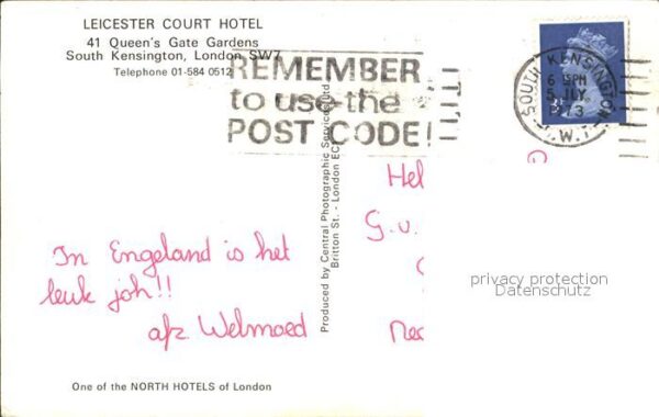London Leicester Court Hotel South Kensington – Bild 2