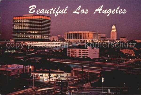 Los Angeles California Nachtaufnahme